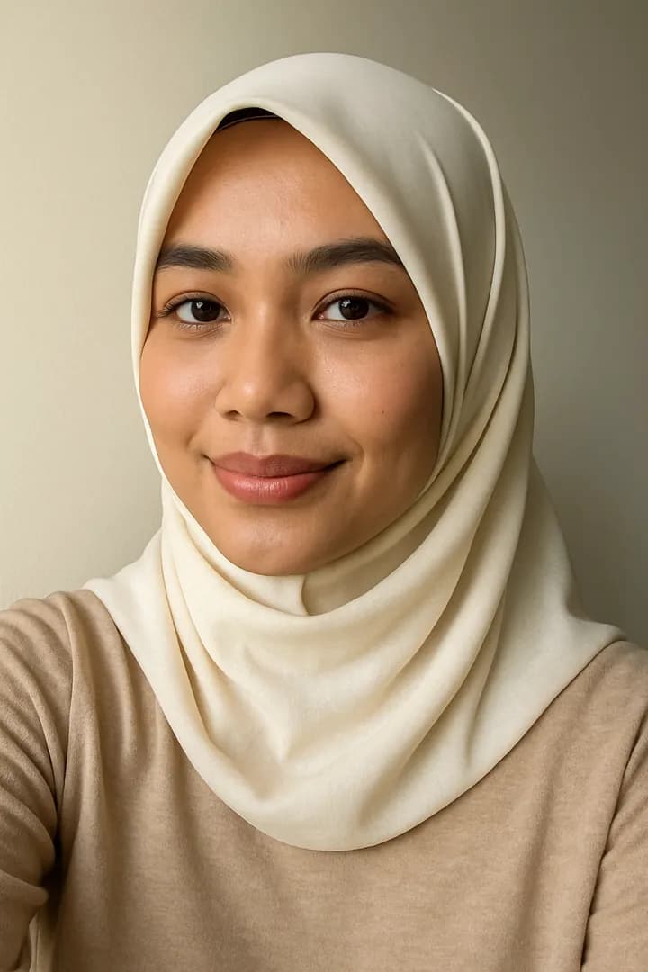 Foto asli sebelum analisa warna hijab