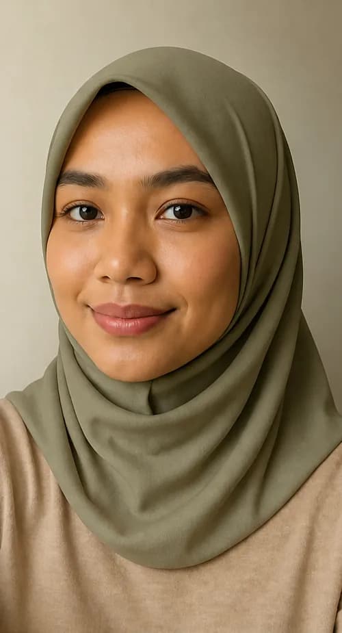 Preview warna hijab: Olive Green
