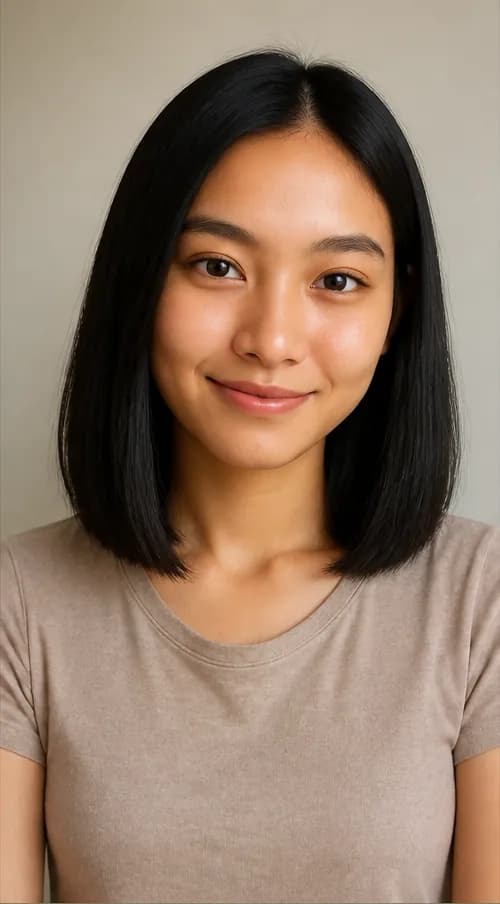Preview potongan rambut: Long Bob (Lob)